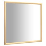 vidaXL Miroir Doré 40x40 cm