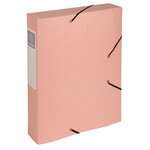 Boite De Classement Cartobox Livrée À Plat Dos 60mm Carte Lustrée Aquarel - A4 - Couleurs Assorties - X 10 - Exacompta