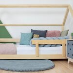 Lit cabane enfant TERY 80 x 180 verni