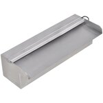 vidaXL Fontaine rectangulaire de piscine avec LED Inox 30 cm