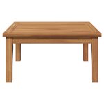 vidaXL Table de Jardin 60x60x30 cm Bois Massif Teck