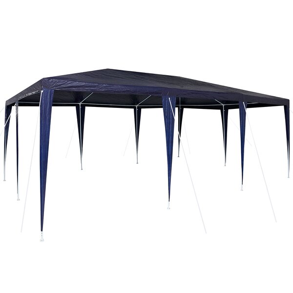 vidaXL Tente de Fête Bleue 6x4 m PE