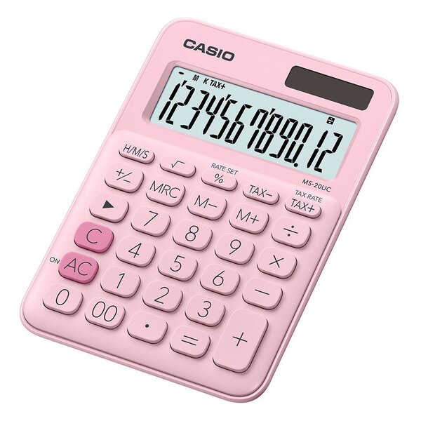 Calculatrice de bureau, MS-20UC-WE, rose