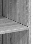 vidaXL Buffet haut sonoma gris 70x41x185 cm bois d'ingénierie