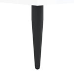 vidaXL Cadre de lit sans matelas blanc brillant 75x190 cm