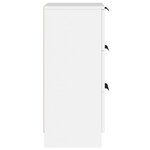 vidaXL Buffet Blanc 30x30x70 cm Bois d'ingénierie
