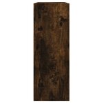 vidaXL Armoire à chaussures chêne fumé 80x21x57 cm bois ingénierie