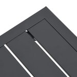 vidaXL Table de jardin anthracite 34x34x38 cm acier