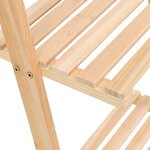 vidaXL Étagère murale échelle bois de cèdre 41 5 x 30 x 176 cm