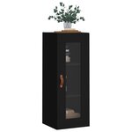 vidaXL Armoire murale noir 34 5x34x90 cm
