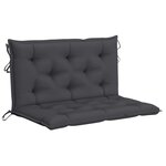 vidaXL Balancelle 2 places feuilles de palmier et coussin 202cm Bambou