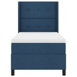 lit de relaxation vidaXL avec matelas et LED bleus 80x200 cm en tissu
