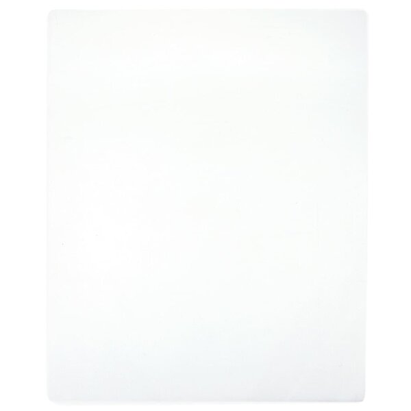 vidaXL Draps-housses Jersey 2 Pièces Blanc 100x200 cm Coton