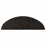vidaXL Tapis d'escalier autocollants 15 Pièces 56x17x3 cm Anthracite