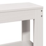vidaXL Cadre de lit avec tête de lit sans matelas blanc 180x200 cm