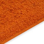 vidaXL Tapis de salle de bain 2 Pièces Tissu Orange