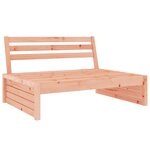 vidaXL Canapé central 120x80 cm bois massif douglas