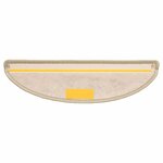 vidaXL Tapis d'escalier autocollants aspect sisal 15 Pièces 56x17x3 cm