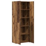vidaXL Highboard vieux bois 70x42.5x185 cm bois d'ingénierie