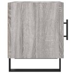 vidaXL Tables de chevet 2 Pièces sonoma gris 40x40x50cm bois d'ingénierie