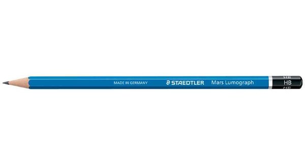 Crayon Papier Mars Lumograph 100 Mine 2 mm Bleu HB STAEDTLER
