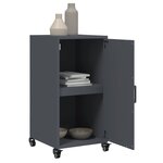 vidaXL Buffet anthracite 36x39x72 cm acier