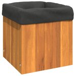vidaXL Jardinière 25x25x25 cm bois massif d'acacia
