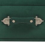 vidaXL Table basse Vert 80x40x46 cm Velours