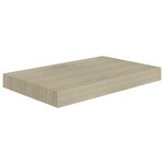 vidaXL Étagères murales flottantes 4 Pièces chêne 40x23x3 8 cm MDF