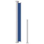 Vidaxl auvent latéral rétractable de patio 200x300 cm bleu