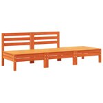 vidaXL Canapé de jardin avec coussins et repose-pied 2 places