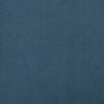 vidaXL Fauteuil cabriolet bleu foncé velours