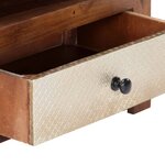 vidaXL Meuble TV 90x30x40 cm Bois solide