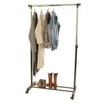 V-Part Porte-vêtements Hauteur réglable 4 roues