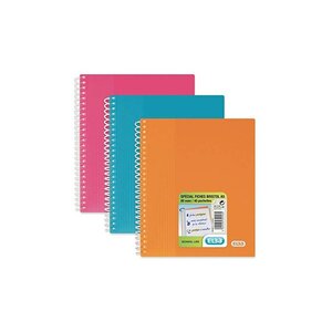 OXFORD  1 Protège-Documents à Spirale School Life A5 80 vues  40 Pochettes Coloris aleatoire Toniques