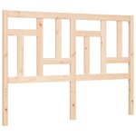 vidaXL Cadre de lit sans matelas 140x190 cm bois massif