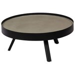 vidaXL Table basse Dessus de table en béton 74x32 cm