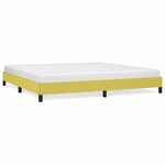 vidaXL Cadre de lit sans matelas vert 200x200 cm tissu