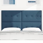 vidaXL Tête de lit LED Bleue 80 cm en tissu