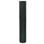 vidaXL Grillage acier galvanisé et revêtement en PVC 10x1 m vert