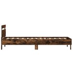 vidaXL Cadre de lit sans matelas avec lumières LED 100x200 cm