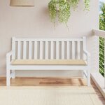 vidaXL Coussin de banc de jardin beige 150x50x4 cm tissu oxford