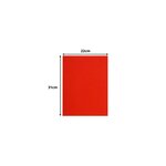 Paquet De 100 Sous-chemises Flash 80 100  Recyclé - 22x31cm - Rouge - X 10 - Exacompta