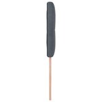 Tête de lit capitonnée gris foncé 100 cm en velours