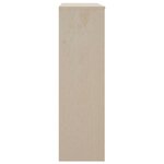 vidaXL Dessus de buffet HAMAR Marron miel 90x30x100 cm Bois de pin