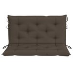 vidaXL Balancelle 2 places feuilles de palmier et coussin 202cm Bambou