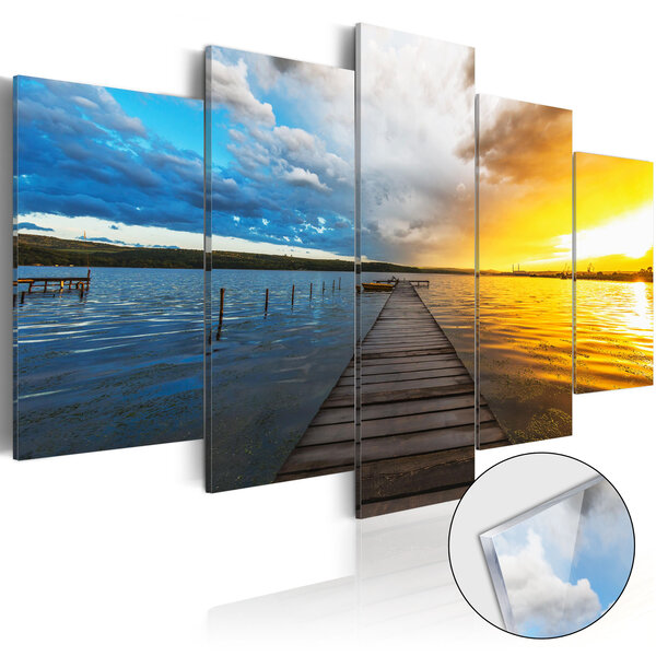 Tableau sur verre acrylique - lake of dreams [glass] l x h en cm 100x50
