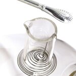 Théière en verre et bambou 1 L + paille inox avec filtre