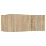 vidaXL Ensemble de meubles TV 7 Pièces Chêne sonoma Bois d'ingénierie