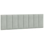 vidaXL Cadre de lit sans matelas gris clair 160x200 cm velours